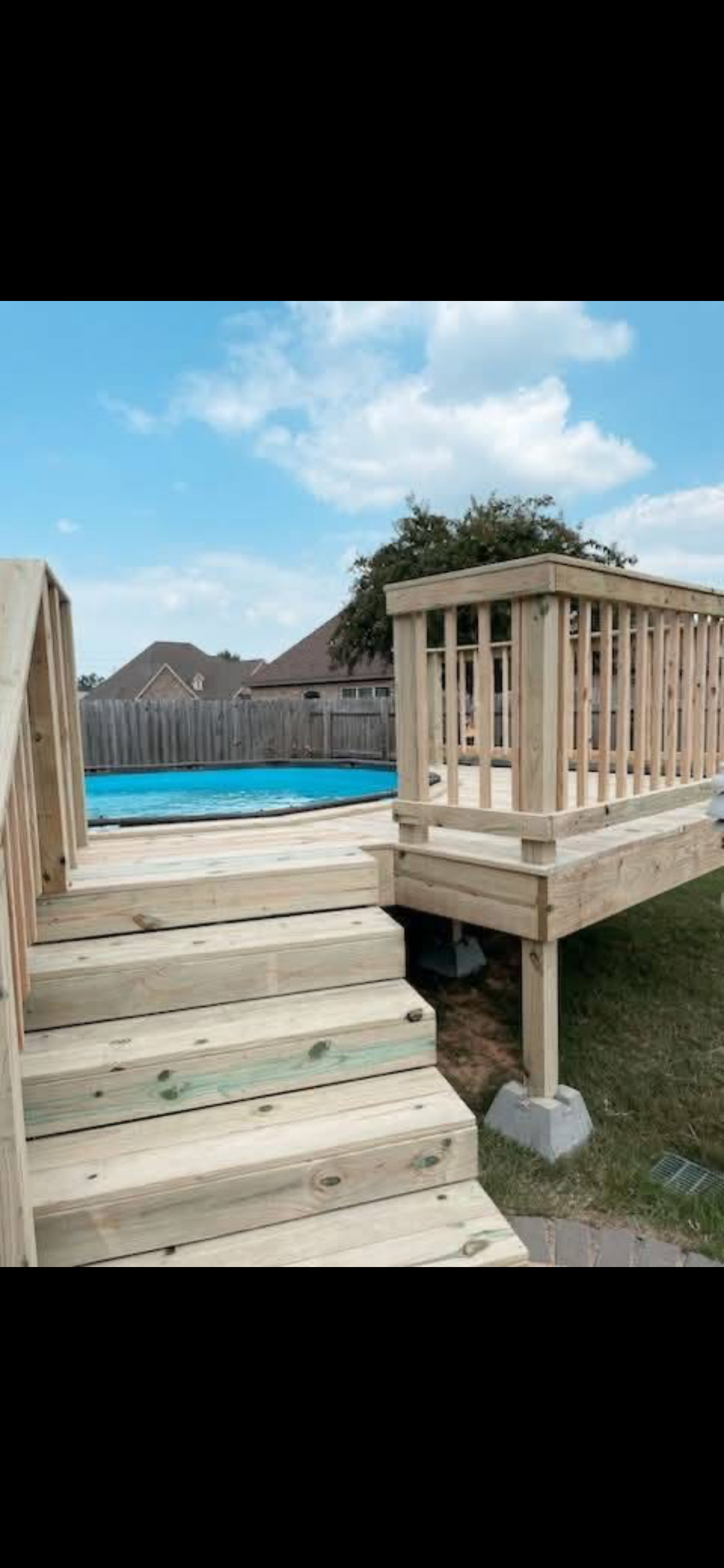 Pool Installation and Deck